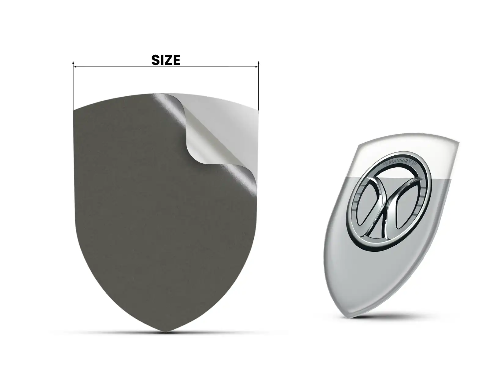 Mansory Heckscheibenaufkleber Tuning Stern Minimal